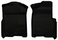 Husky Liners - Husky Floor Liners Front 09-14 Ford F-150 WeatherBeater-Black