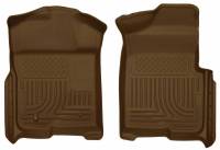 Husky Liners - Husky Floor Liners Front 09-14 Ford F-150 WeatherBeater-Tan