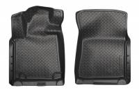 Husky Liners - Husky Floor Liners Front 10-15 Toyota Tundra/Sequoia CrewMax/Dbl Cab Classic Style-Black