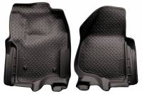 Husky Liners - Husky Floor Liners Front 12-15 F Series Super/Crew Cab Models Classic Style-Black