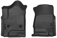 Husky Liners - Husky Floor Liners Front 14-15 Escalade/Silverado/Suburban/Tahoe/Sierra/Yukon WeatherBeater-Black