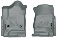 Husky Liners - Husky Floor Liners Front 14-15 Escalade/Silverado/Suburban/Tahoe/Sierra/Yukon WeatherBeater-Grey