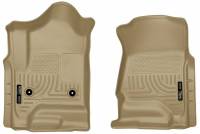 Husky Liners - Husky Floor Liners Front 14-15 Escalade/Silverado/Suburban/Tahoe/Sierra/Yukon WeatherBeater-Tan