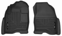 Husky Liners - Husky Floor Liners Front 15-16 Ford Explorer X-Act Contour-Black