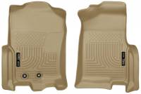 Husky Liners - Husky Floor Liners Front 2015 Expedition/Navigator WeatherBeater-Tan