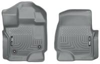 Husky Liners - Husky Floor Liners Front 2015 Ford F-150 WeatherBeater-Grey