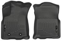 Husky Liners - Husky Floor Liners Front 2016 Toyota Tacoma Auto Trans WeatherBeater-Black