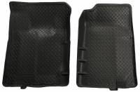 Husky Liners - Husky Floor Liners Front 88-00 C/K Series/Suburban/Tahoe/Yukon Classic Style-Black