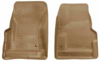 Husky Liners - Husky Floor Liners Front 97-06 Jeep Wrangler Classic Style-Tan