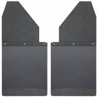 Husky Liners - Kick Back Mud Flaps 14" Wide Black Top and Black Weight Universal Fit Husky Liners