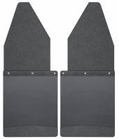 Husky Liners - Kick Back Mud Flaps Front 12" Wide Black Top and Black Weight 88-16 Ford F Series Husky Liners