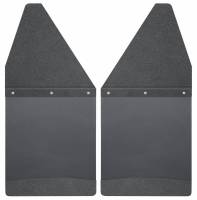 Husky Liners - Kick Back Mud Flaps Front 12" Wide Black Top and Black Weight Chevy/Dodge Husky Liners