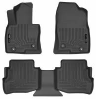 Husky Liners - Mazda CX-9 Front & 2nd Seat Floor Liners 2017 Mazda CX-9 Black Husky Liners