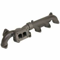 Turbocharged Performance LLC - 6.7L 2007.5-2017 Dodge Cummins Exhaust Manifold, 2 Piece, Cerakoted