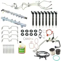 Industrial Injection  - 2011-14 Ford 6.7L Power Stroke Disaster Kit w Injectors - NO PUMP $800 Core Charge Applies