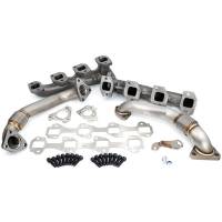 TUNING - High Flow Exhaust Manifolds and Up-Pipes Kit - GM 6.6L Duramax 2001 CA and 2001-2004 FED (116111000)