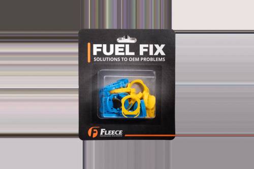 Fleece Performance - Fuel Line Retaining Clips for 11-16 Ford F250-F550 Powerstroke - 14 Pack Fleece Performance