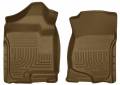 Husky Liners - Husky Floor Liners Front 07-14 Escalade/Avalanche/Silverado/Sierra/Yukon/Suburban WeatherBeater-Tan - Image 1