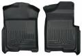 Husky Liners - Husky Floor Liners Front 09-14 Ford F-150 WeatherBeater-Grey - Image 1