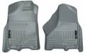 Husky Liners - Husky Floor Liners Front 09-15 Dodge Ram WeatherBeater-Grey - Image 1