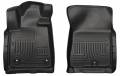 Husky Liners - Husky Floor Liners Front 10-11 Toyota Tundra WeatherBeater-Black - Image 1