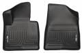 Husky Liners - Husky Floor Liners Front 13-15 Hyundai Santa Fe Sport WeatherBeater-Black - Image 1