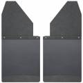 Husky Liners - Kick Back Mud Flaps 14" Wide Black Top and Black Weight Universal Fit Husky Liners - Image 1