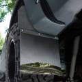 Husky Liners - Kick Back Mud Flaps 14" Wide Black Top and Stainless Steel Weight Universal Fit Husky Liners - Image 2