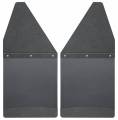 Husky Liners - Kick Back Mud Flaps Front 12" Wide Black Top and Black Weight Chevy/Dodge Husky Liners - Image 1