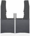 Husky Liners - Kick Back Mud Flaps Front 12" Wide Black Top and Stainless Steel Weight 09-16 Dodge Ram Husky Liners - Image 1