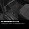X-ACT Contour 2nd Seat Floor Liner 19 Ford Ranger SuperCab Pickup Black Husky Liners
