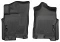 17-18 Nissan Titan Front Floor Liners Black Husky Liners