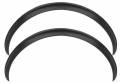 Husky Liners - GM/Buick/Chevrolet/Ford Truck/SUVMud Grabbers 2.75 Inch Wide Black Husky Liners - Image 1