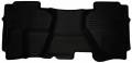 Husky Floor Liners 2nd Seat (Full Coverage) 07-13 Silverado/Sierra Extended Cab WeatherBeater-Black