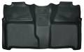 Husky Floor Liners 2nd Seat (Full Coverage) 07-14 Silverado/Sierra Crew Cab WeatherBeater-Grey