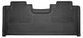 Husky Floor Liners 2nd Seat (Full Coverage) 2015 Ford F-150 SuperCab WeatherBeater-Black