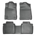 Husky Floor Liners Front & 2nd Row 07-11 Toyota Camry (Footwell Coverage) WeatherBeater-Grey