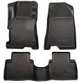 Husky Floor Liners Front & 2nd Row 08-12 Honda Accord 4 Door (Footwell Coverage) WeatherBeater-Black