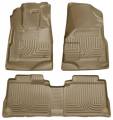 Husky Floor Liners Front & 2nd Row 09-12 Escape/Tribute/Mariner (Footwell Coverage) WeatherBeater-Tan