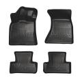 Husky Floor Liners Front & 2nd Row 09-15 Audi Q5/SQ5 (Footwell Coverage) WeatherBeater-Black