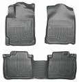 Husky Floor Liners Front & 2nd Row 12-15 Toyota Camry 4 Door Models (Footwell Coverage) WeatherBeater-Grey