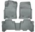 Husky Floor Liners Front & 2nd Row 13-14 GX460/4Runner (Footwell Coverage) WeatherBeater-Grey