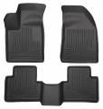 Husky Floor Liners Front & 2nd Row 2015 Chrysler 200 (Footwell Coverage) WeatherBeater-Black