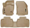 Husky Floor Liners Front & 2nd Row 2015 Ford Edge WeatherBeater-Tan