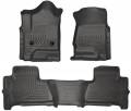 Husky Floor Liners Front & 2nd Row 2015 Suburban/Yukon XL (Footwell Coverage) WeatherBeater-Black