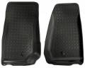 Husky Floor Liners Front 07-13 Jeep Wrangler 2 & 4 WD Models Classic Style-Black