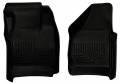 Husky Liners - Husky Floor Liners Front 08-10 Ford F-Series WeatherBeater-Black - Image 1