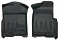 Husky Floor Liners Front 09-14 Ford F-150 WeatherBeater-Grey