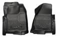 Husky Liners - Husky Floor Liners Front 11-12 Ford F Series No Drivers Side Foot Rest WeatherBeater-Black - Image 1