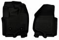 Husky Liners - Husky Floor Liners Front 12-15 Ford F Series No Side Foot Rest WeatherBeater-Black - Image 1